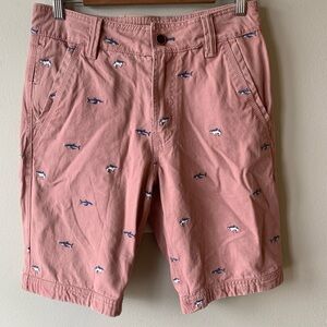 Fat Face Shark Embroidered Shorts